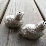 Pepper salt metal birds