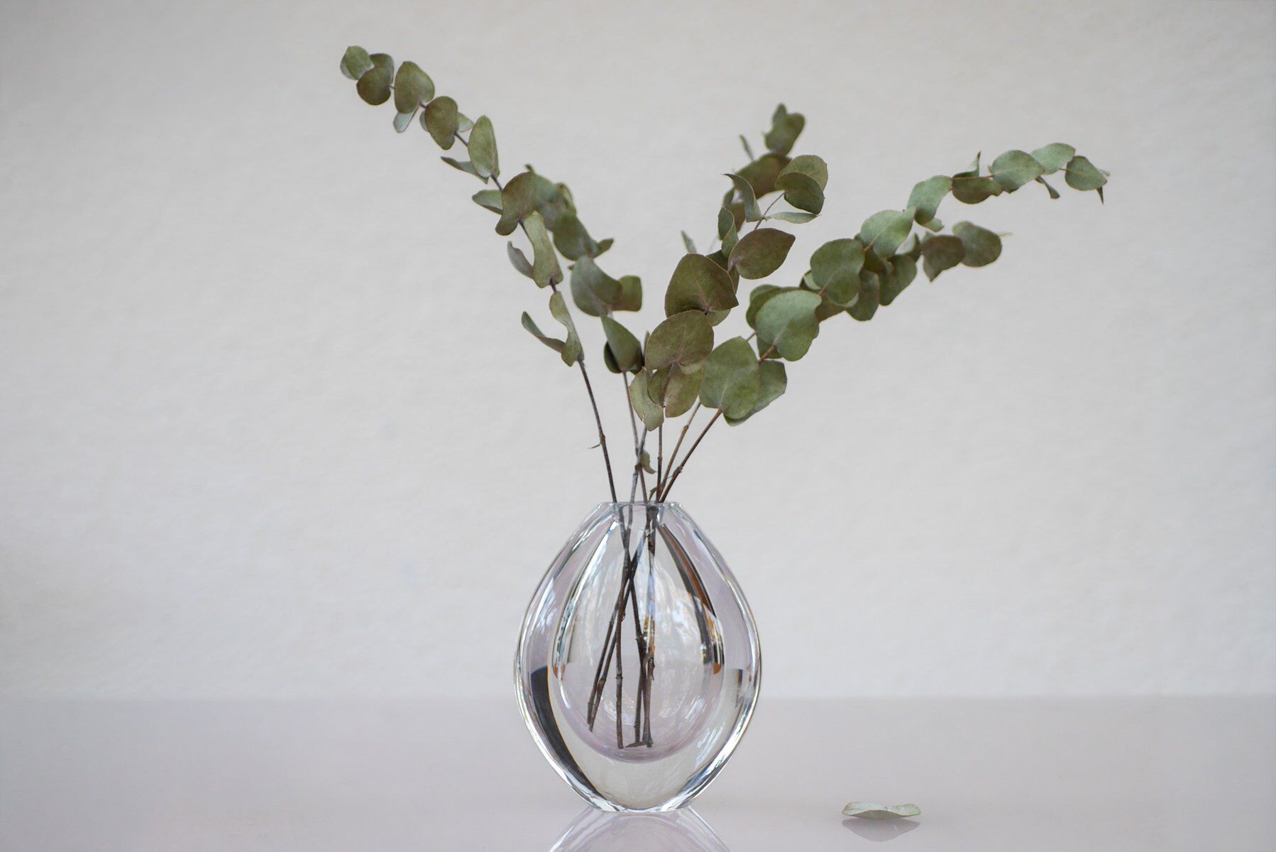 Crystal Lucid Drop Glass Vases by Sven Palmqvist for Orrefors, Sweden, 1950s, set of 3