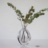 Crystal Lucid Drop Glass Vases by Sven Palmqvist for Orrefors, Sweden, 1950s, set of 3