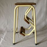 Vintage retractable stepladder stool