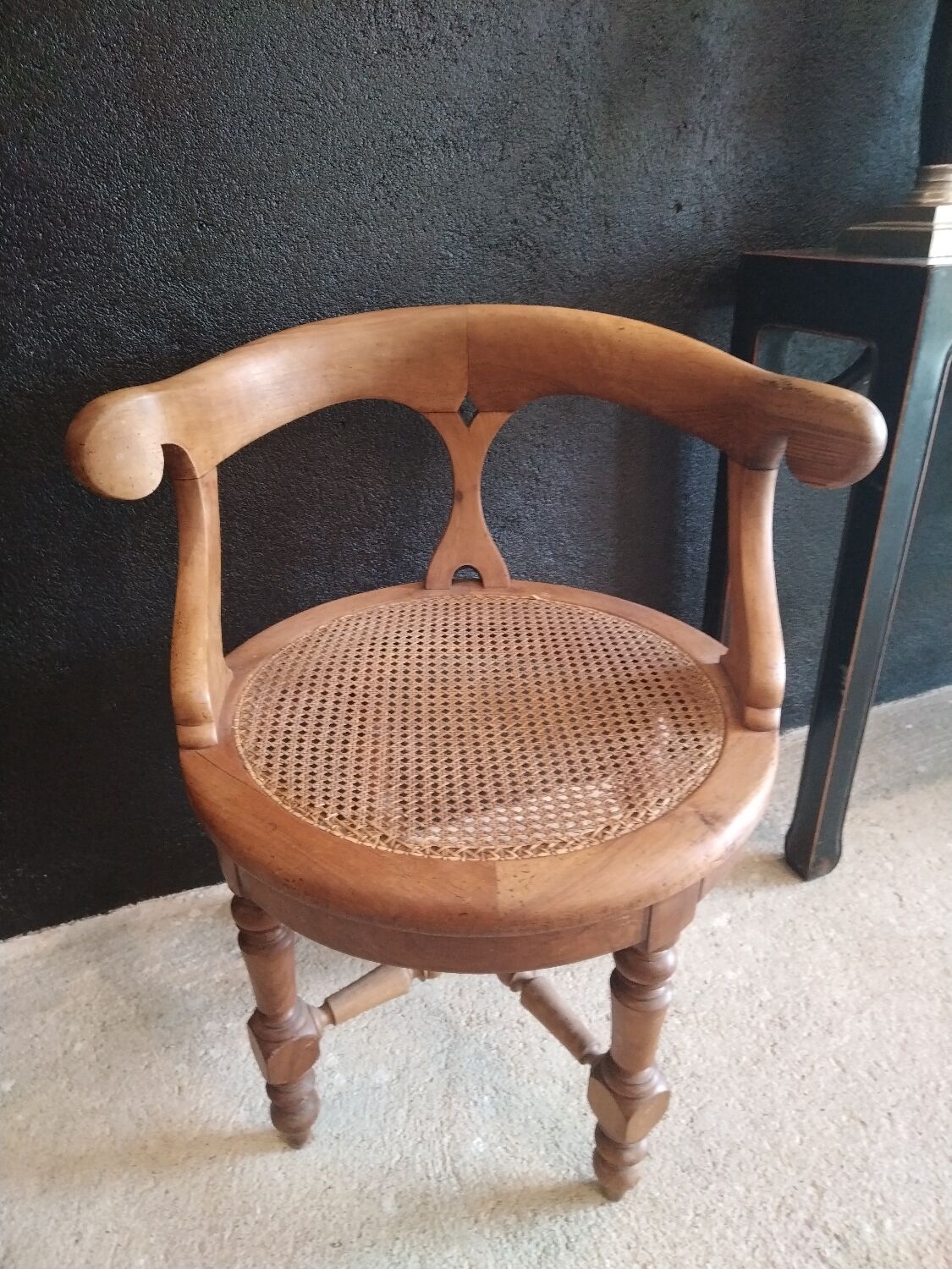Duverneuil Louis Philippe swivel chair on balls