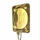 Vintage Scandinavian Brass Wall Candle holder Sconce height 28 cm