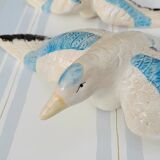 3 vintage ceramic birds