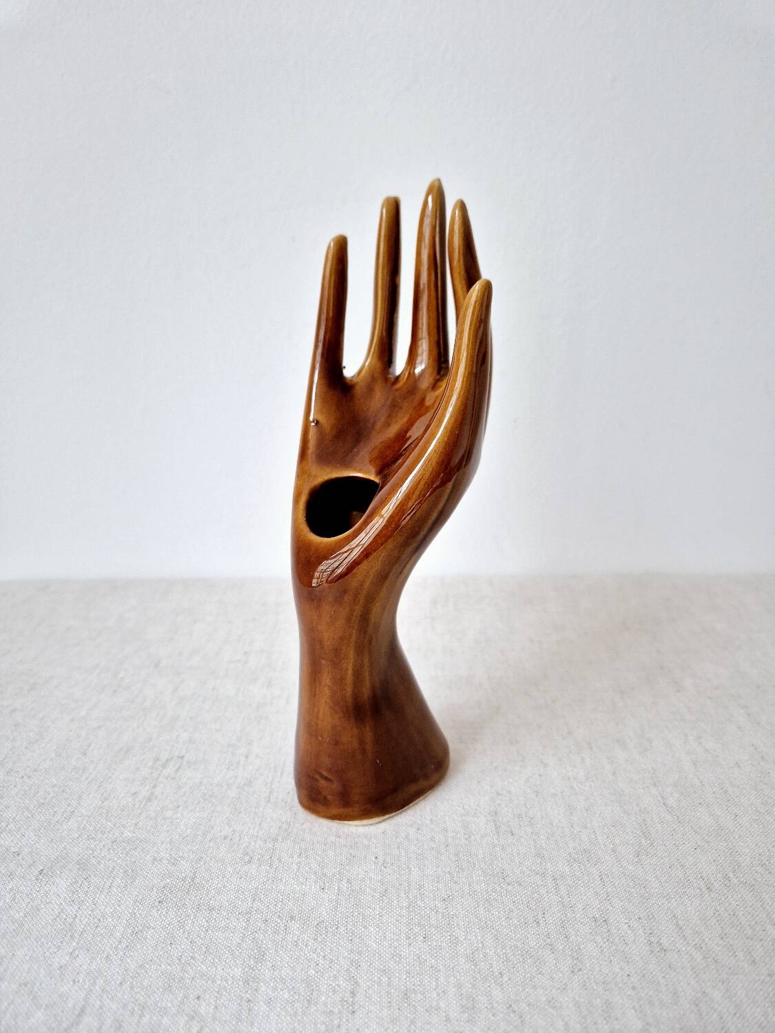 Glazed ceramic soliflore - Vintage