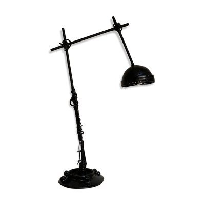 Lampe signée de l'Artiste Michel Froment ''La lampe du Bricoleur