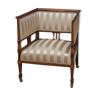 Fauteuil en acajou edwardien