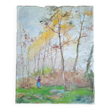 Roméo Dumoulin (1883-1944) - watercolor - 30.5 x 24.5 cm - signed - Belgian school