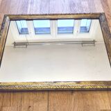 Art Deco mirror, gilded with feula leaf - "Firmin"