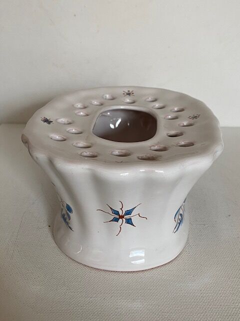 Vasque Pique Flowers Ceramic decoration decor Moustiers G. F.