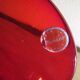 Coupe Murano rouge vers 1950