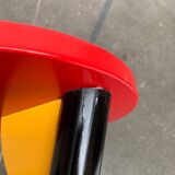 Postmodern wooden plant stand or side table