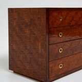 Commode à tiroirs en bambou, Italie 1970