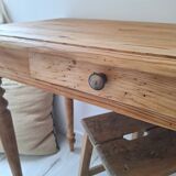 Bureau / Console / Table d'appoint de ferme style campagne en bois massif