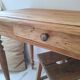 Farmhouse style solid wood desk / console / side table