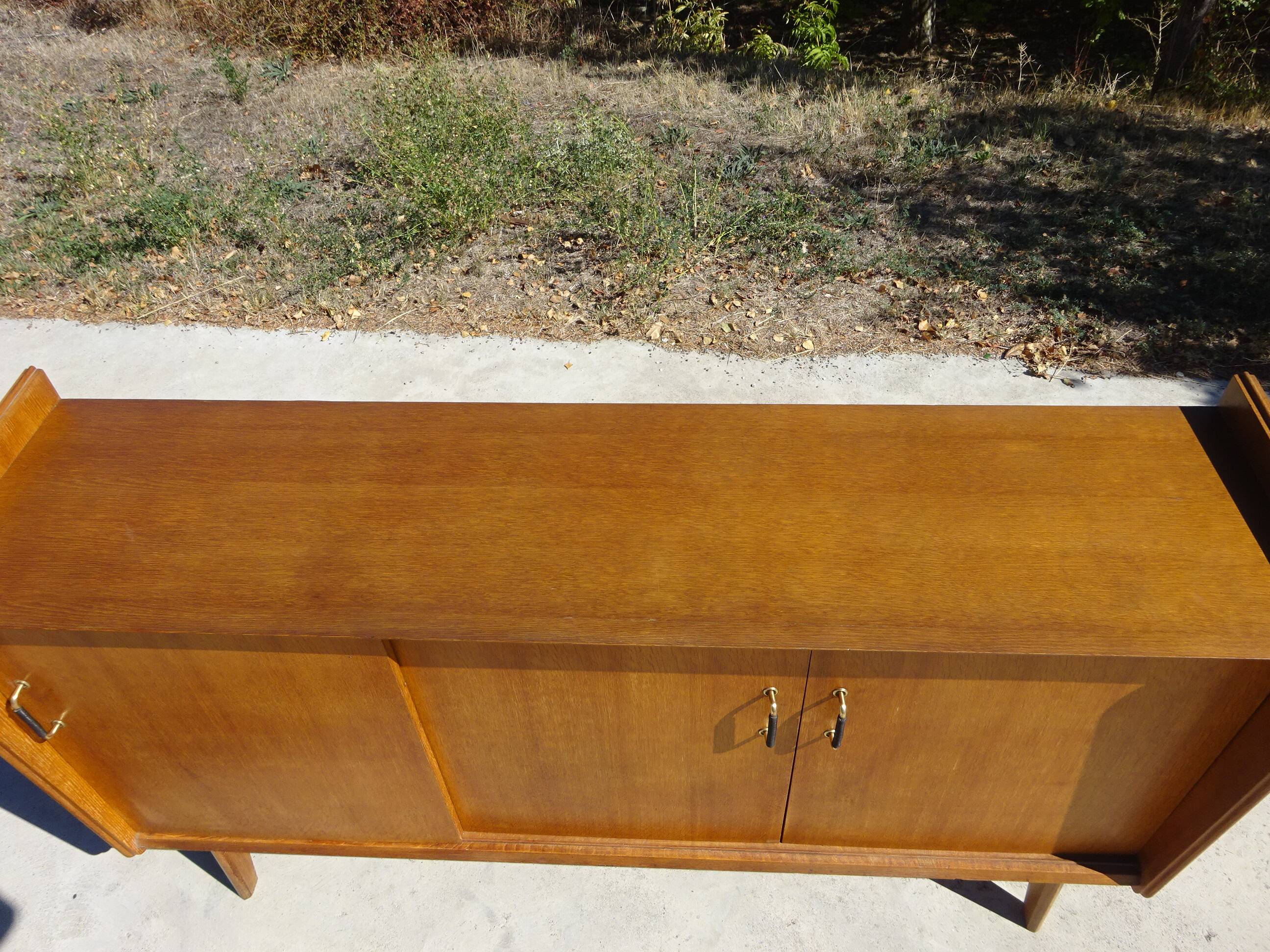 Enfilade vintage aux pieds compas par SAM