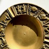 CENDRIER Signes du Zodiaque BRONZE Vintage