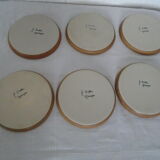 6 flat plates sandstone a. Breton Cuimper L2