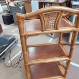 Rattan and canning shelf