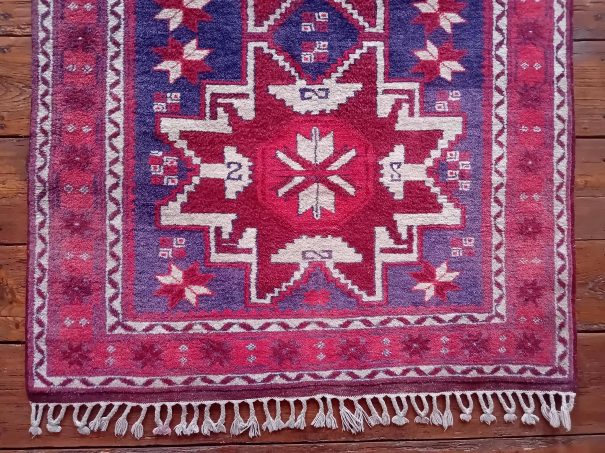 Anatolian Kars Kazak handmade rug 192x104cm