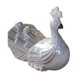Vintage ceramic swan candy box