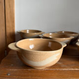 8 stoneware bowls