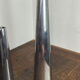 Polished aluminium candle holders, Ehlen Johansson