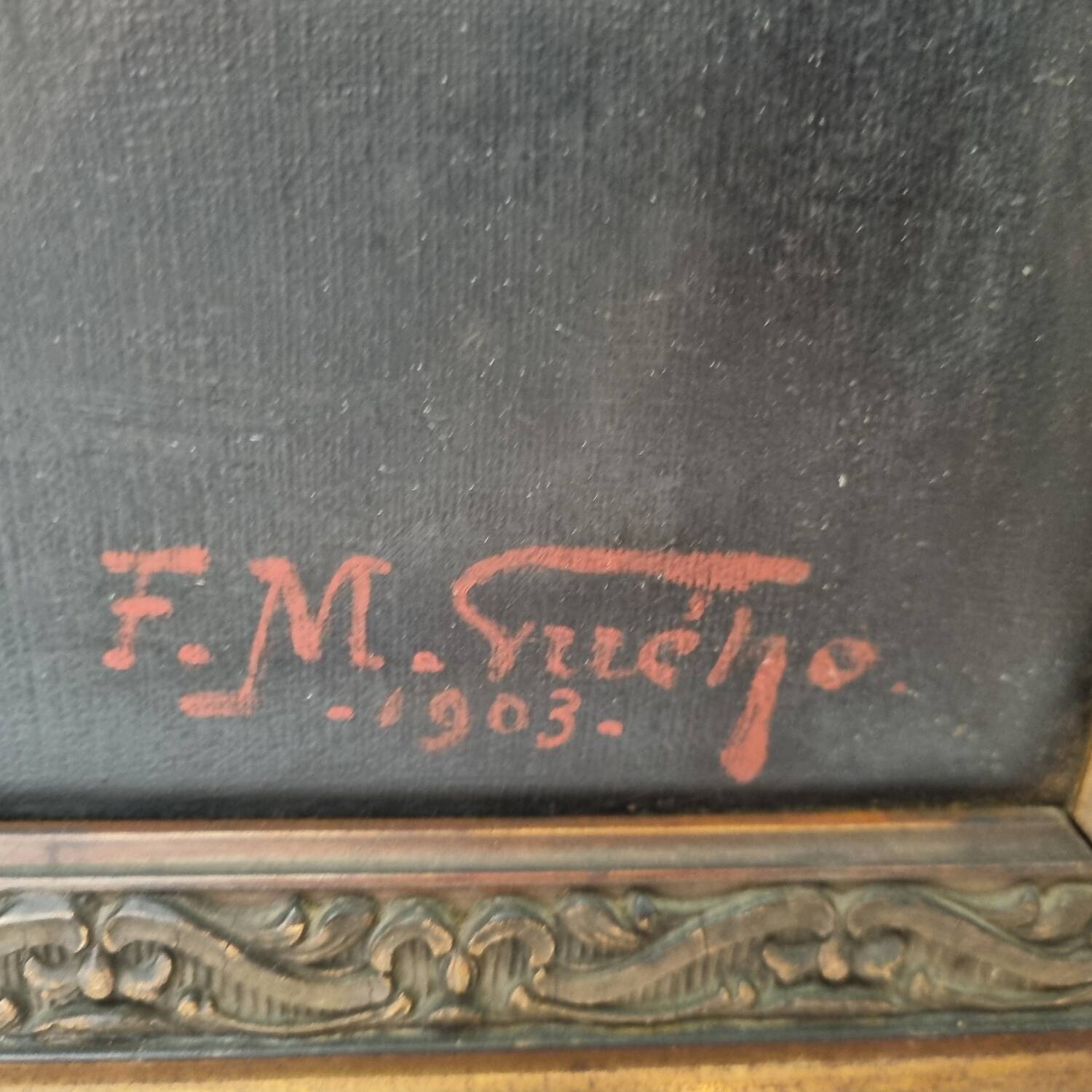 Oil portrait from 1905