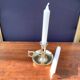 Vintage cellar rat candle holder