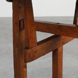 Antique oak Tilt top side table, France ca. 1800