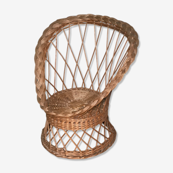 Rattan armchair 1950