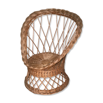 Rattan armchair 1950