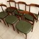 Ensemble de 6 chaises danoises de Hans Olsen pour le fabricant Frem Røjle