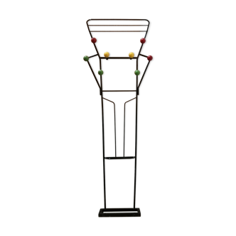 Cloakroom or wall coat rack - 50s/60s