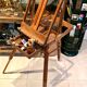 Old collapsible wooden painter's easel