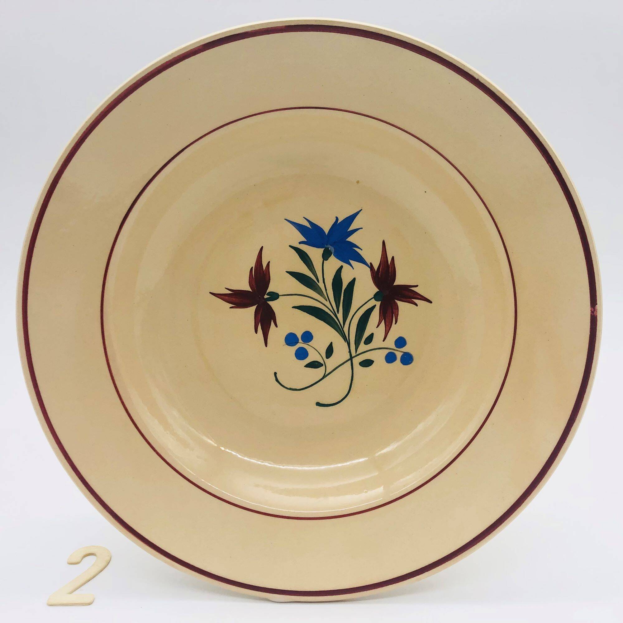 6 K&G Lunéville Soup Plates, "Denise" Model