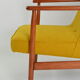 Fauteuil modèle Z jaune 1960