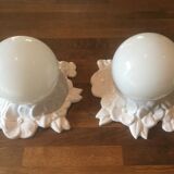 Wall lamps with rose window