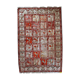 Vintage oriental handmade carpet 125cm x 183cm 1960s, 1c483
