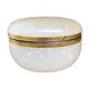 Old alabaster powder box