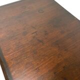 Commode italienne Art déco en ronce de noyer, années 1920