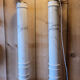 Pair of marble lamps