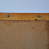 Miroir en bois années 70 pin
