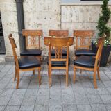 ensemble de 6 chaises de style répertoire