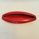 Recycle bin centerpiece design ceramic red