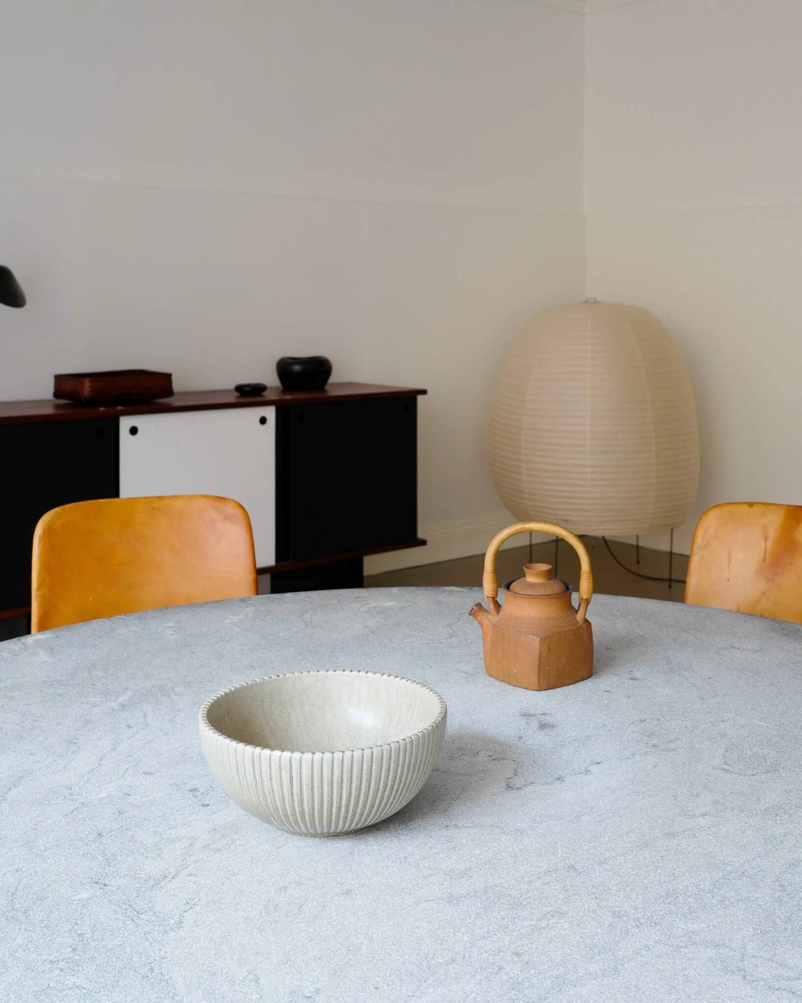 Vintage Danish Mid Century Decorative Ceramic Bowl by Arne Bang, 1950s