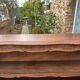 Bibus bookcase in carved wood