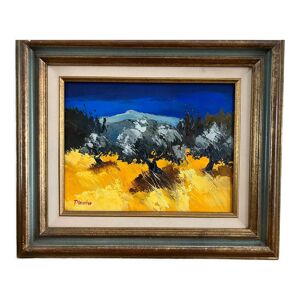Tableau huile sur toile