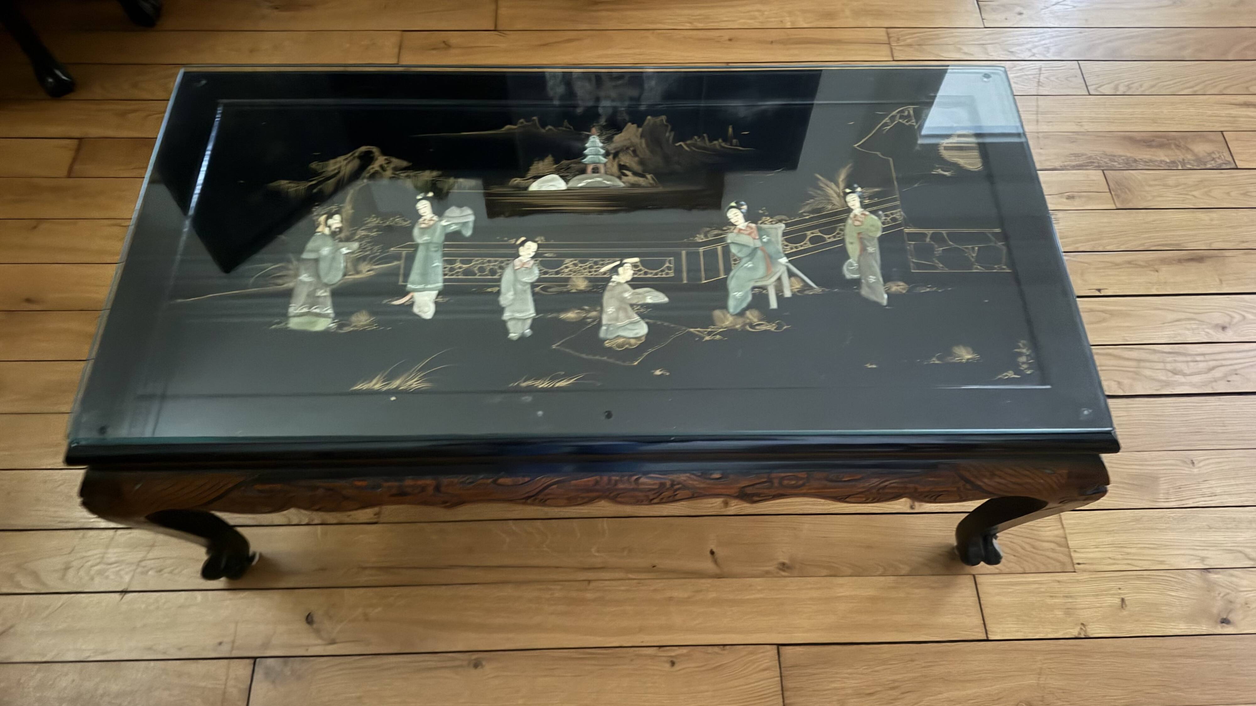 Table basse de salon style Chinois contemporain