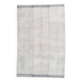 7x10 Light Blue Wool Handmade Woshable Moroccan Rug, 206x304Cm
