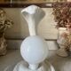 Vintage cobra lamp in ceramic and opaline